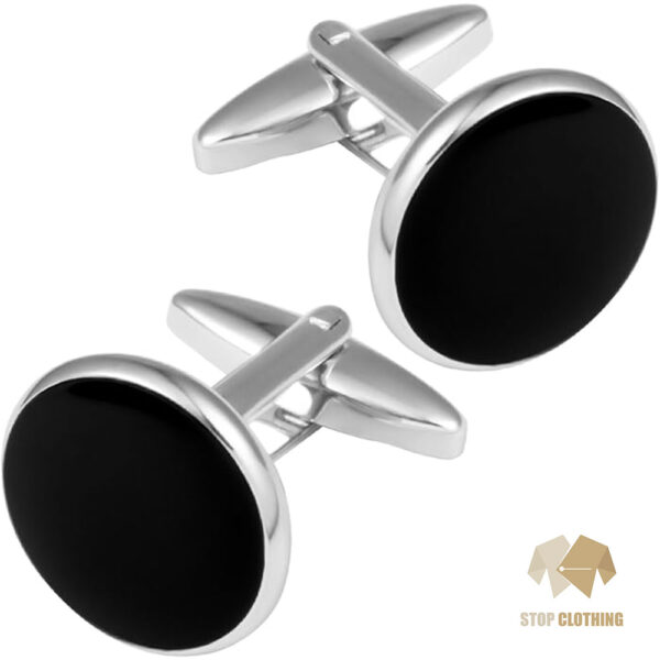 Black Classic Cufflinks for Men